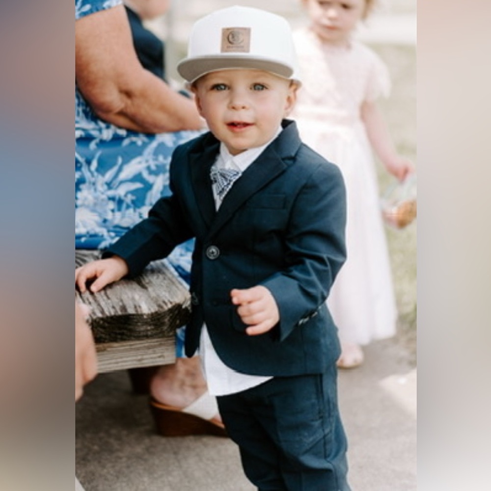 Cat & Jack Dark Navy Blue Suit Set 12 months
